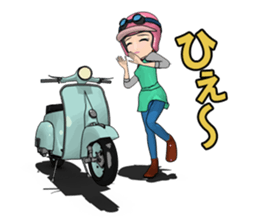 Scooter Girl sticker #11267532
