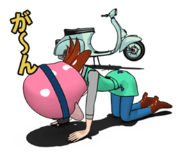 Scooter Girl sticker #11267535