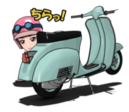 Scooter Girl sticker #11267537