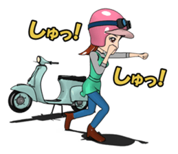 Scooter Girl sticker #11267539