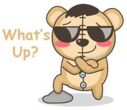 Teddy monkey sticker #11267672