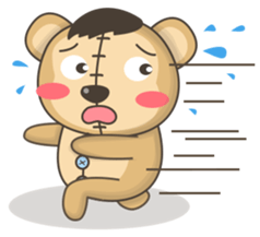 Teddy monkey sticker #11267674