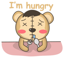 Teddy monkey sticker #11267675