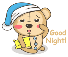 Teddy monkey sticker #11267678