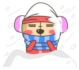 Teddy monkey sticker #11267702