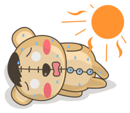 Teddy monkey sticker #11267703