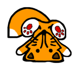 Little silly fox sticker #11268025