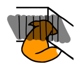 Little silly fox sticker #11268039