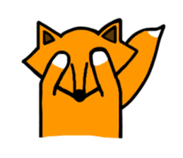 Little silly fox sticker #11268041
