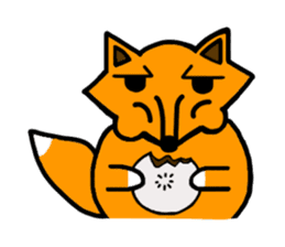 Little silly fox sticker #11268049