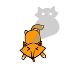 Little silly fox sticker #11268055