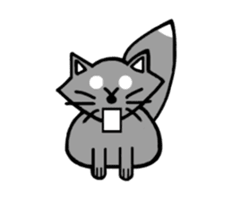 Little silly fox sticker #11268059