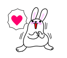Soft movement of the rabbit 2 sticker #11268264