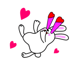 Soft movement of the rabbit 2 sticker #11268265