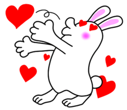 Soft movement of the rabbit 2 sticker #11268266