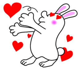 Soft movement of the rabbit 2 sticker #11268266
