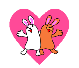 Soft movement of the rabbit 2 sticker #11268267