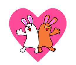 Soft movement of the rabbit 2 sticker #11268267
