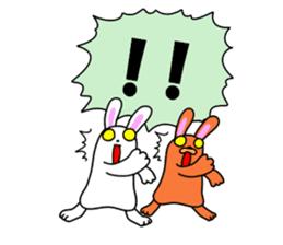 Soft movement of the rabbit 2 sticker #11268277