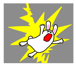 Soft movement of the rabbit 2 sticker #11268279