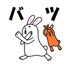 Soft movement of the rabbit 2 sticker #11268297