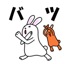 Soft movement of the rabbit 2 sticker #11268297