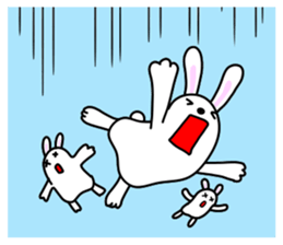 Soft movement of the rabbit 2 sticker #11268299