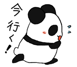 The Panda suddenly become handsome sticker #11268448