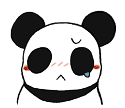 The Panda suddenly become handsome sticker #11268456