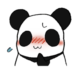 The Panda suddenly become handsome sticker #11268459