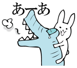 Rabbit of fairy tale talk 8 sticker #11268508