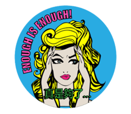 DeedeeBonbon and the girls sticker #11268627