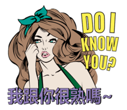 DeedeeBonbon and the girls sticker #11268637