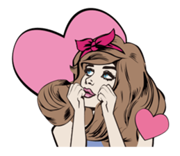 DeedeeBonbon and the girls sticker #11268638