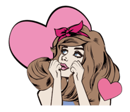 DeedeeBonbon and the girls sticker #11268638