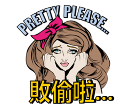 DeedeeBonbon and the girls sticker #11268639