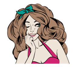 DeedeeBonbon and the girls sticker #11268640