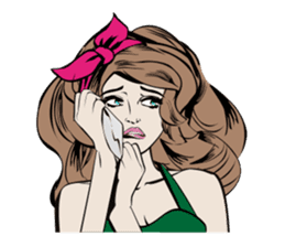 DeedeeBonbon and the girls sticker #11268641