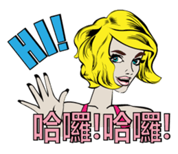 DeedeeBonbon and the girls sticker #11268650