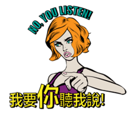 DeedeeBonbon and the girls sticker #11268662