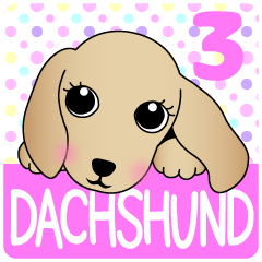 The Dachshund stickers 3
