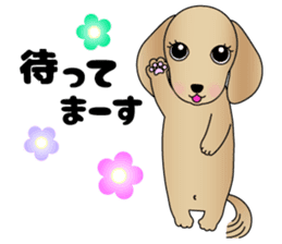 The Dachshund stickers 3 sticker #11269467