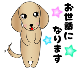 The Dachshund stickers 3 sticker #11269482