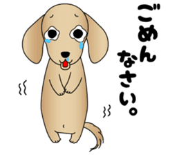 The Dachshund stickers 3 sticker #11269497