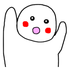 Healing sticker of the Masyumaru-kun