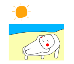 Healing sticker of the Masyumaru-kun sticker #11270582