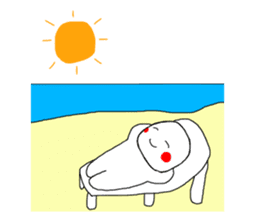 Healing sticker of the Masyumaru-kun sticker #11270582