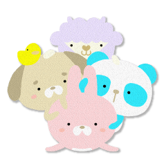 PASTEL RABBIT & FRIENDS
