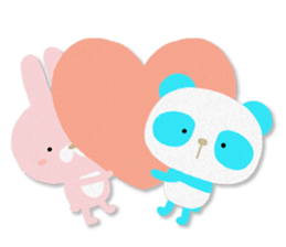 PASTEL RABBIT & FRIENDS sticker #11272313