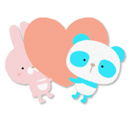 PASTEL RABBIT & FRIENDS sticker #11272313